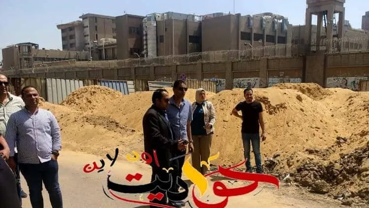 انهيار جزء من محور عمرو بن العاص " موقع كوبري المطبعة" .. رئيس حى الطالبية يوضح الحقيقة | صور