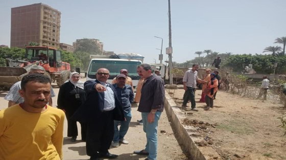 جولة ميدانية لسكرتير عام مساعد محافظة الجيزة بمدينة الحوامدية وقراها .. يشدد على رئيس قرية ام خنان