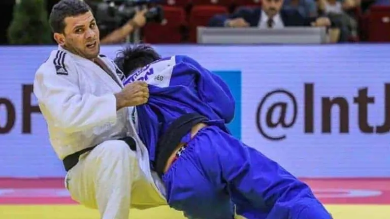 المصري يكتسح الاسرائيلى فى الجودو ويُحرز ذهبية أوروبا