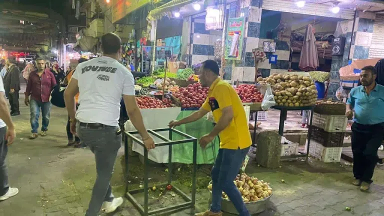 حى جنوب الجيزة يشن حملة مسائية لرفع الاشغالات .. هذا ما اسفرت عنه