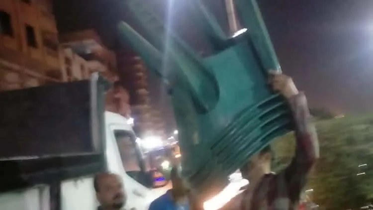 رئيس مدينة الحوامدية يقود حملة اشغالات مسائية مكبرة بهذه الشوارع