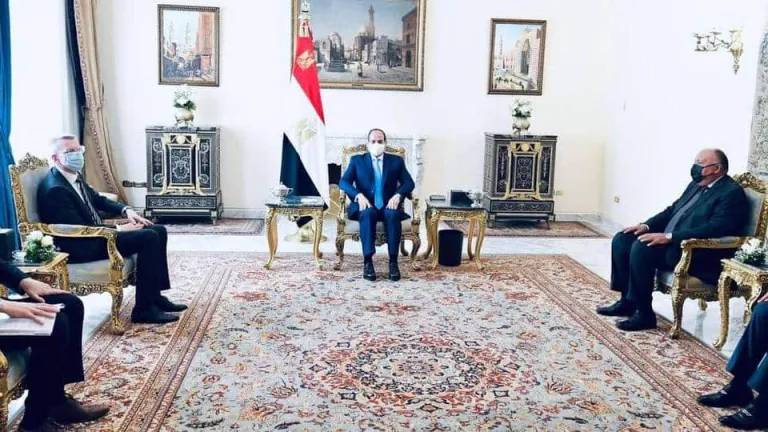 بشأن تطورات الأزمة الروسية الأوكرانية .. الرئيس السيسى يبحث مع وزير خارجية لاتفيا هذه الامور