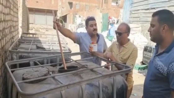 غلق وتشميع منشأة تعيد تعبئة السيلر .. ضُبط بحوزته ١١٠ لتر منتهي الصلاحية بالطالبية