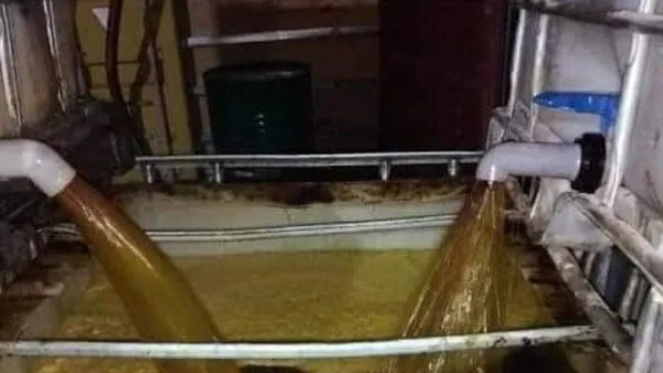 تجار البشر فى الطالبية .. ضبط مصنع اعادة تدوير الزيوت المستخدمة بالمنازل وإعادة بيعها للمطاعم