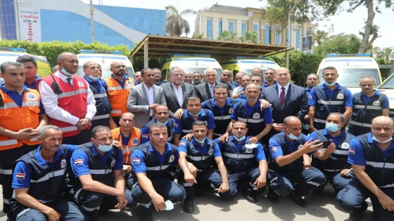 حياة كريمة تطل بظلالها على محافظة الجيزة .. راشد يشهد تسليم ٢٣ سيارة إسعاف جديدة ضمن المبادرة الرئاسية