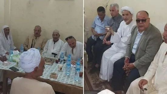 يمين القسامة والصلح الأبيض ينهيان خصومة بين عائلتي حامد وبكار في جلسة عرفية بالصف