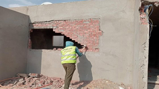 ازالة تعديات على الأراضي الزراعية ومخالفات البناء بهذه المناطق فى الجيزة .. منهم الحوامدية