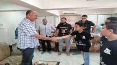يحصدون المركز الثالث عالميا فى المسابقة الدولية للربوتات بجامعة ماريلاند بالولايات المتحدة الأمريكية .. الفولى يكرمهم ويوجه لهم هذه الكلمة