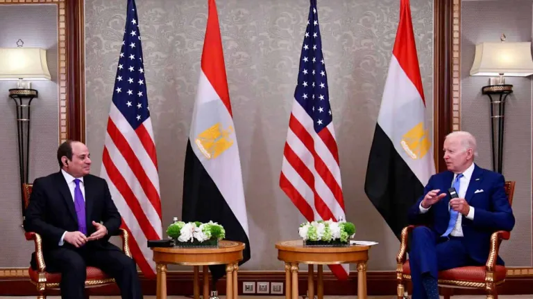 السيسى يلتقى بجو بايدين فى جدة لمناقشة هذه القضايا