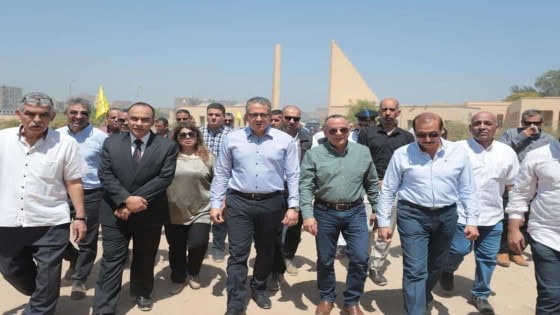 جولة تفقدية لوزير السياحة والآثار بالمتحف الآتوني بالمنيا .. الاستئناف الفوري لجميع الأعمال