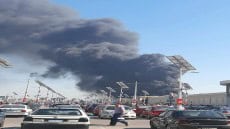 اشتعال النيران في كارفور الإسكندرية .. الحماية المدنية تحاول السيطرة على الموقف