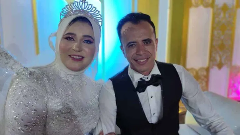 ألف مبروك الزفاف السعيد .. حسام أشرف ومنار محمد