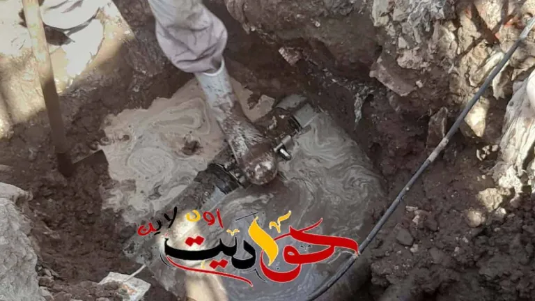 استجابة لـ "حواديت اون لاين" اصلاح كسر ماسورة المياه فى الحوامدية