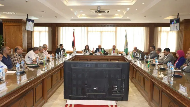 محافظ الجيزة يترأس اجتماع اللجنة التنفيذية للمبادرة الوطنية للمشروعات الخضراء الذكية