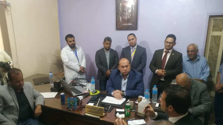 الشهابى وعشماوى وعويان يفتتحون سكن الاطباء بمستشفى البدرشين