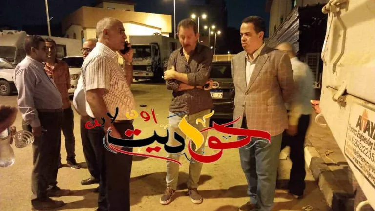 شاهد بالصور .. العمل على قدم وساق فى محطة مياه الحوامدية .. هذا هو موعد عودة المياه بعد انقطاعها