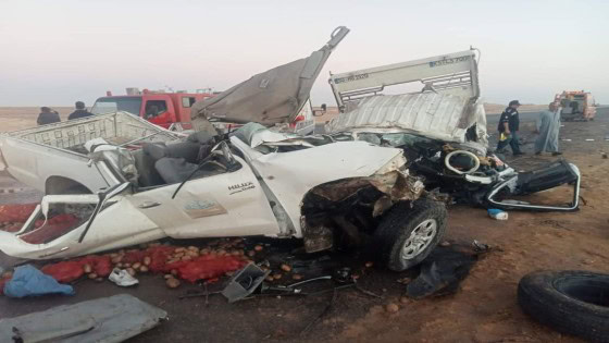 بالاسماء والصور .. مصرع وإصابة 7 اشخاص فى حادث مرورى