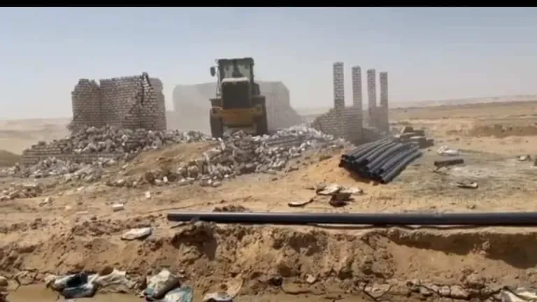 إزالة 170 حالة تعدى على أراضي أملاك الدولة بقري البدرشين وأطفيح ومنشاة القناطر والواحات