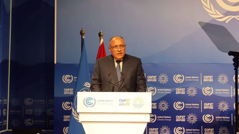 في جلسته الافتتاحية .. انتخاب سامح شكري رئيساً لمؤتمر COP27