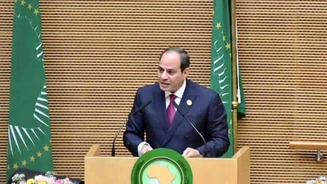 ننشر نص كلمة الرئيس السيسى بمناسبة أسبوع الاتحاد الإفريقى لإعادة الإعمار والتنمية فيما بعد الصراعات