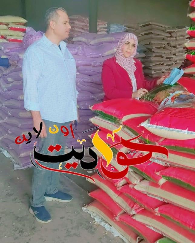 غريب وزغلول على رأس حملة تموينية مكبرة فى البدرشين وأطفيح .. ضبط ٨٣ طن سلع غذائية مختلفة الأنواع بقصد الاحتكار