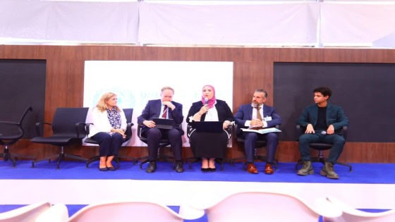 سفير “شباب بلد” أحمد داش يدير جلسة عن مخاطر التغير المناخي وموجات الحر أثناء قمة شرم الشيخ