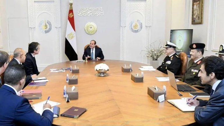 الرئيس السيسى يستقبل رئيس مجلس إدارة شركة تاليس الفرنسية .. هذا أهم ما جاء فى اللقاء