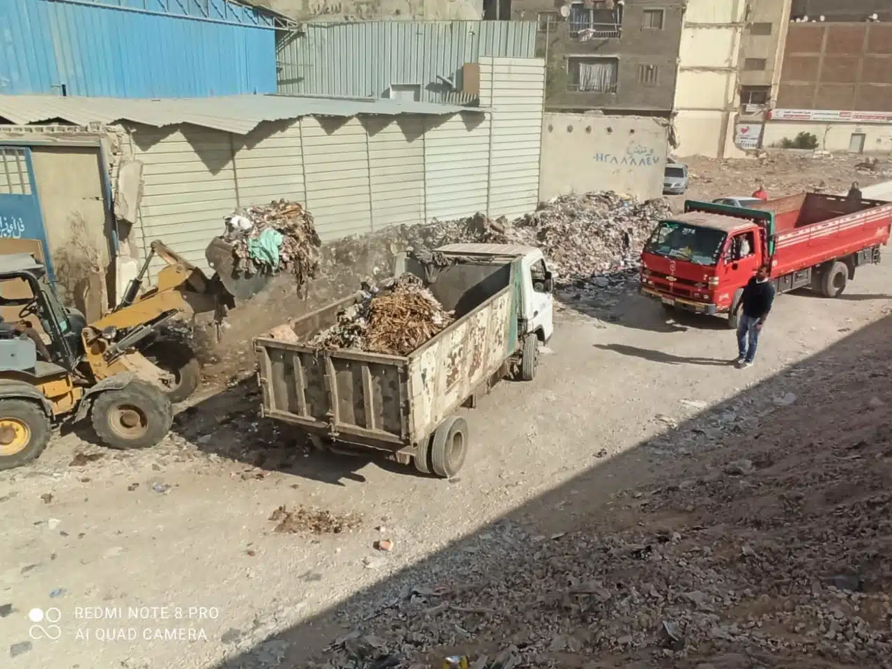 محافظة الجيزة : رفع 210 طن مخلفات من هذه المناطق