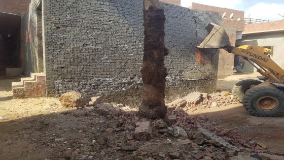 محافظة الجيزة: إزالة حالات تعدي علي الاراضي الزراعية وبناء مخالف بمركز ومدينة أبو النمرس