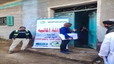 بقرى حياة كريمة .. مياه الشرب بالجيزة تنظم حملات طرق أبواب وندوات توعية مائية