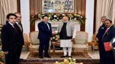 رئيس وزراء الهند يستقبل الرئيس السيسى في قصر حيدر آباد بنيودلهي