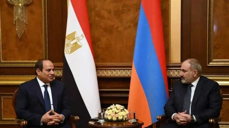 هذا ما اتفق عليه الرئيس السيسى ورئيس الوزراء الأرمينى خلال اجتماعهما