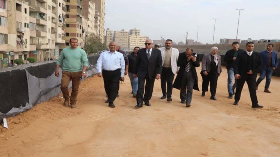 كسور بماسورة مياه قطر ١٥٠ مم بالطالبية .. المحافظ يتواجد ميدانياً