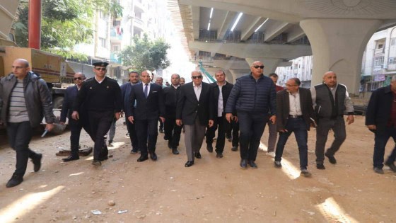 محافظ الجيزة ورئيس جهاز تعمير القاهرة الكبرى يتفقدا مسار محور عمرو بن العاص .. يشدد على رئيسا حى الهرم والطالبية
