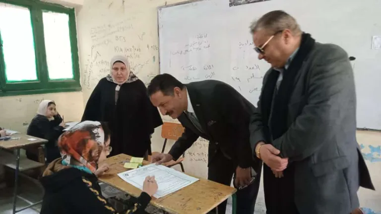 سلومة يتفقد لجان إدارة شمال التعليمية لمتابعة امتحانات الشهادة الإعدادية .. هذا ما شدد عليه