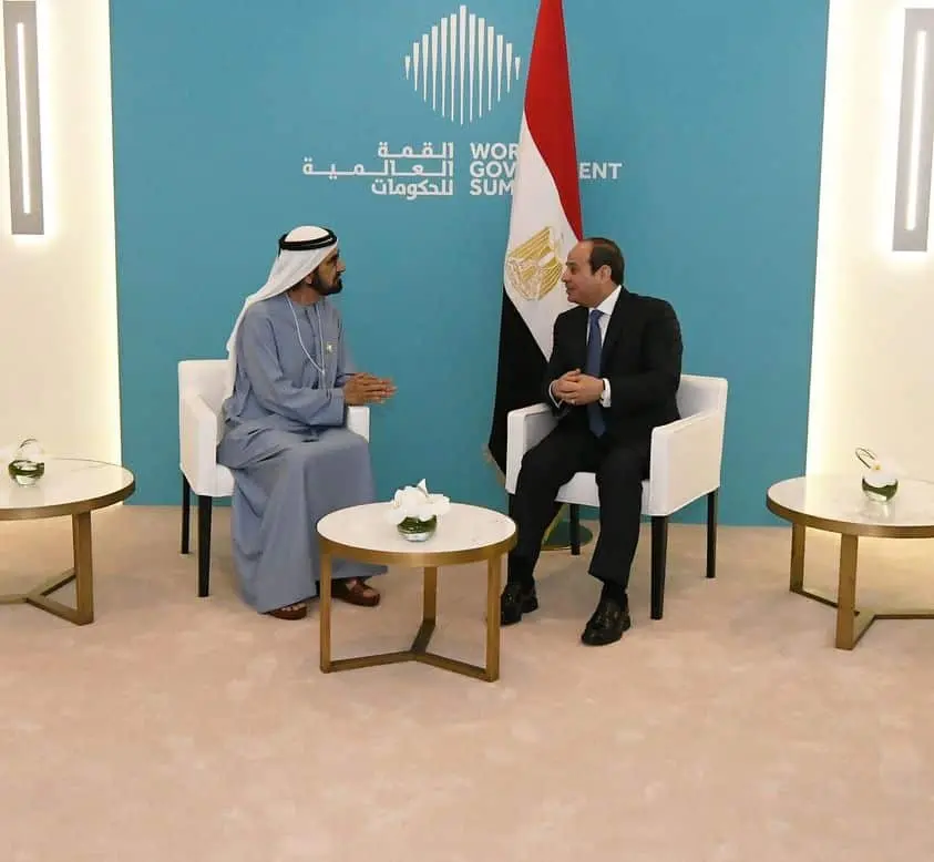 لهذة الاسباب .. الرئيس السيسى يلتقى نائب رئيس دولة الإمارات العربية المتحدة