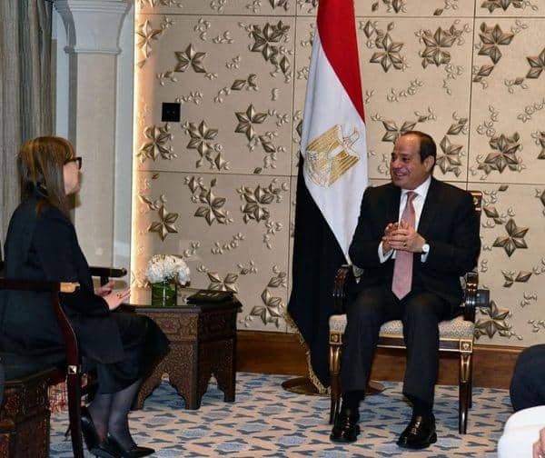 الرئيس السيسى يلتقى برئيسة وزراء تونس .. يشدد على هذا الامر