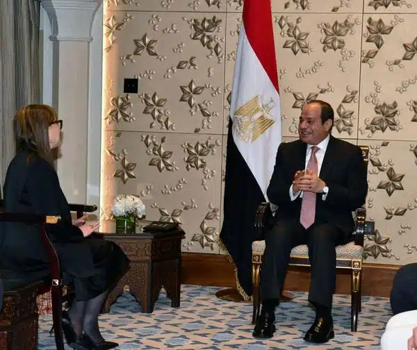 الرئيس السيسى يلتقى برئيسة وزراء تونس .. يشدد على هذا الامر