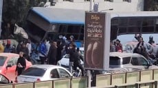 حادث مرورى مروع .. إصابة 6 أشخاص إثر اصطدام أتوبيسين أعلى كوبري الدقي