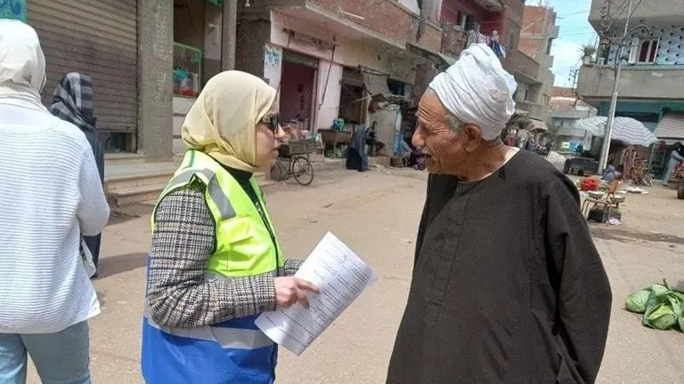 المياة تستطلع آراء المواطنين وتسجيل الشكاوي والاستفسارات بهذه القرية