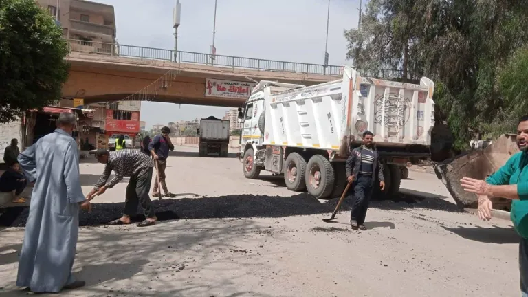 أخيراً .. بعد حملة مكبرة من موقع "حواديت اون لاين" عمل مطبات صناعية بهذه الشوارع فى مدينة الحوامدية