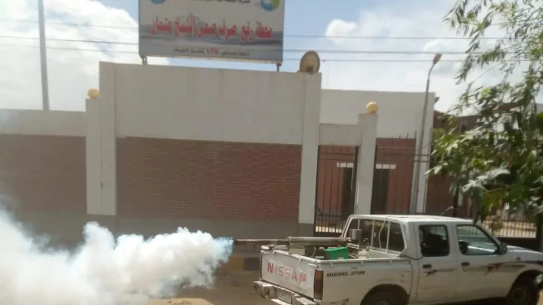 رئيس مدينة الحوامدية يستجيب لـ "حواديت اون لاين" .. سيارة رش المبيدات تجوب الشوارع والقرى