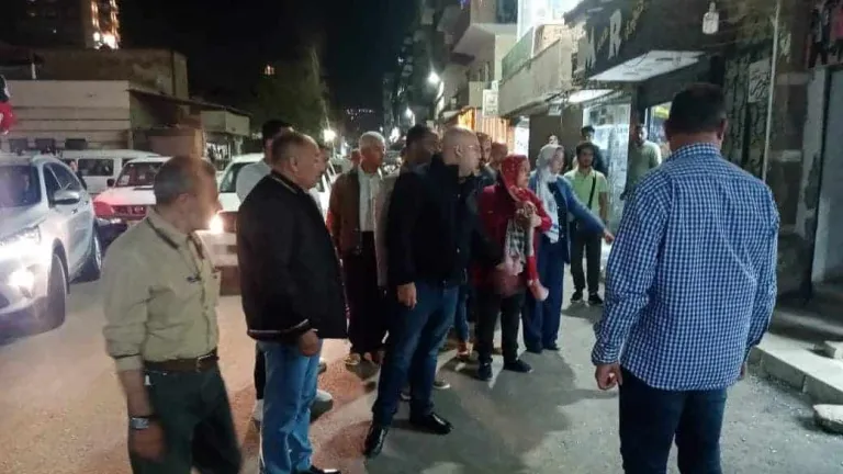 بعد صلاة التراويح اللمه حلوة .. نائب محافظ الجيزة يوجه اللوم لهؤلاء الرجال من ابناء الحوامدية