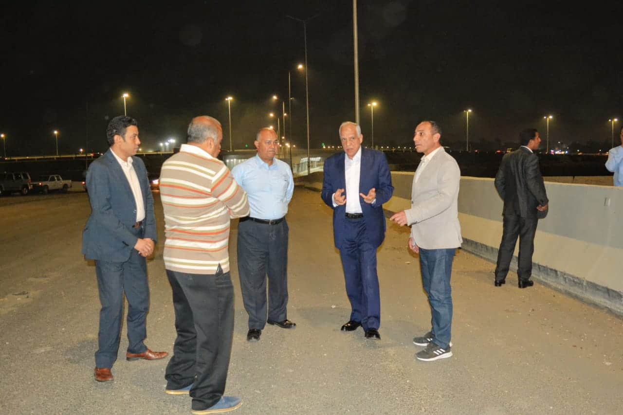 جوله مسائية مفاجئة لمحافظ الجيزة بمركز كرداسة