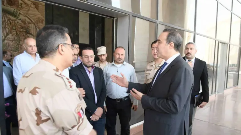 المستشار أحمد مناع يتفقد مبنى مجلس النواب بالعاصمة الإدارية الجديدة