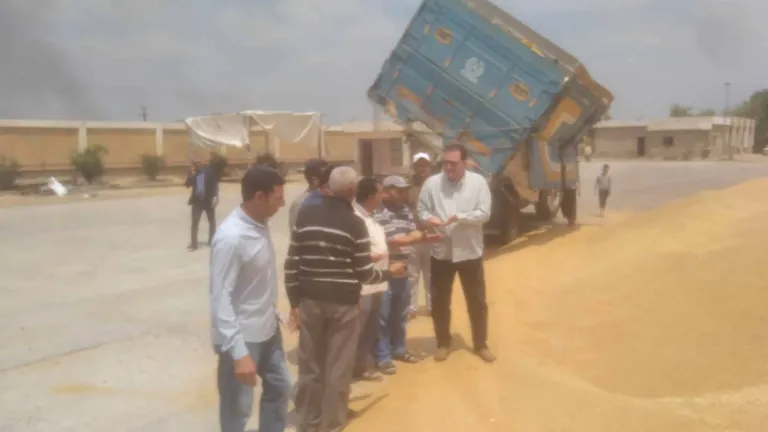 الزراعة تتفقد محطة الغربلة بالصالحية الجديدة