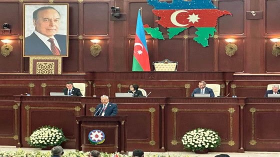 هذا ما قاله رئيس مجلس النواب أمام برلمان أذربيجان