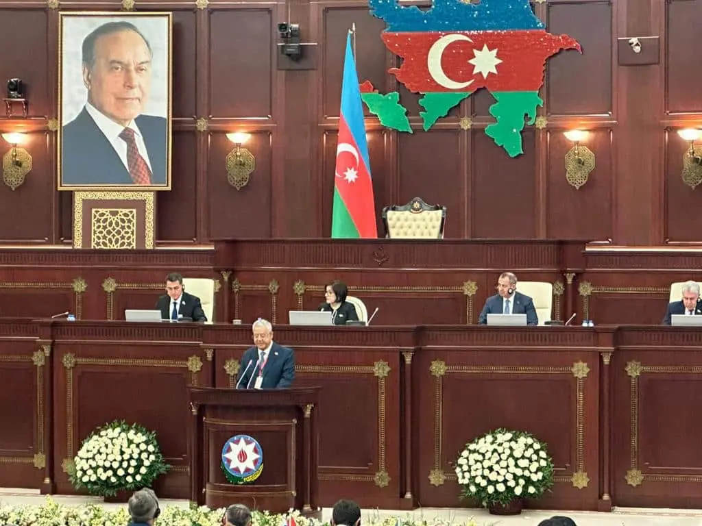 هذا ما قاله رئيس مجلس النواب أمام برلمان أذربيجان