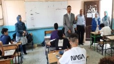 “سلومة” يتابع امتحان الهندسة للشهادة الإعدادية بهذه الادارات