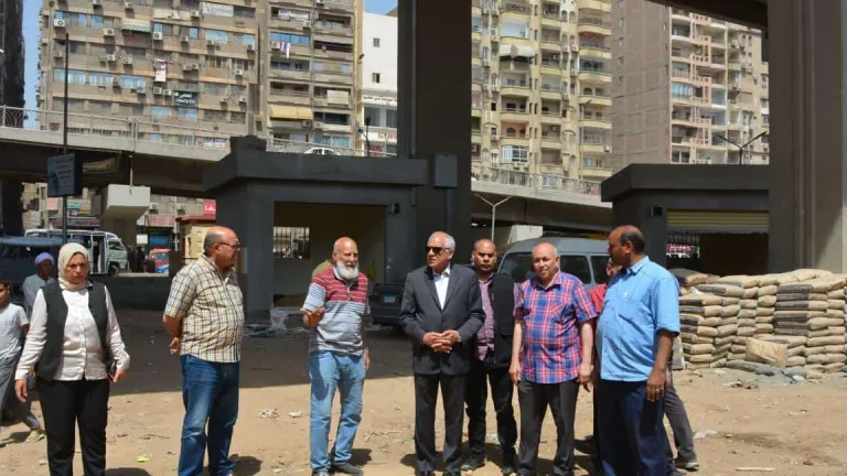 محافظ الجيزة يتفقد أعمال التطوير أسفل مسار محور الفريق كمال عامر بنطاق العجوزة وشمال الجيزة